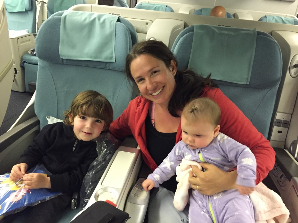 Before take-off, flight #1.